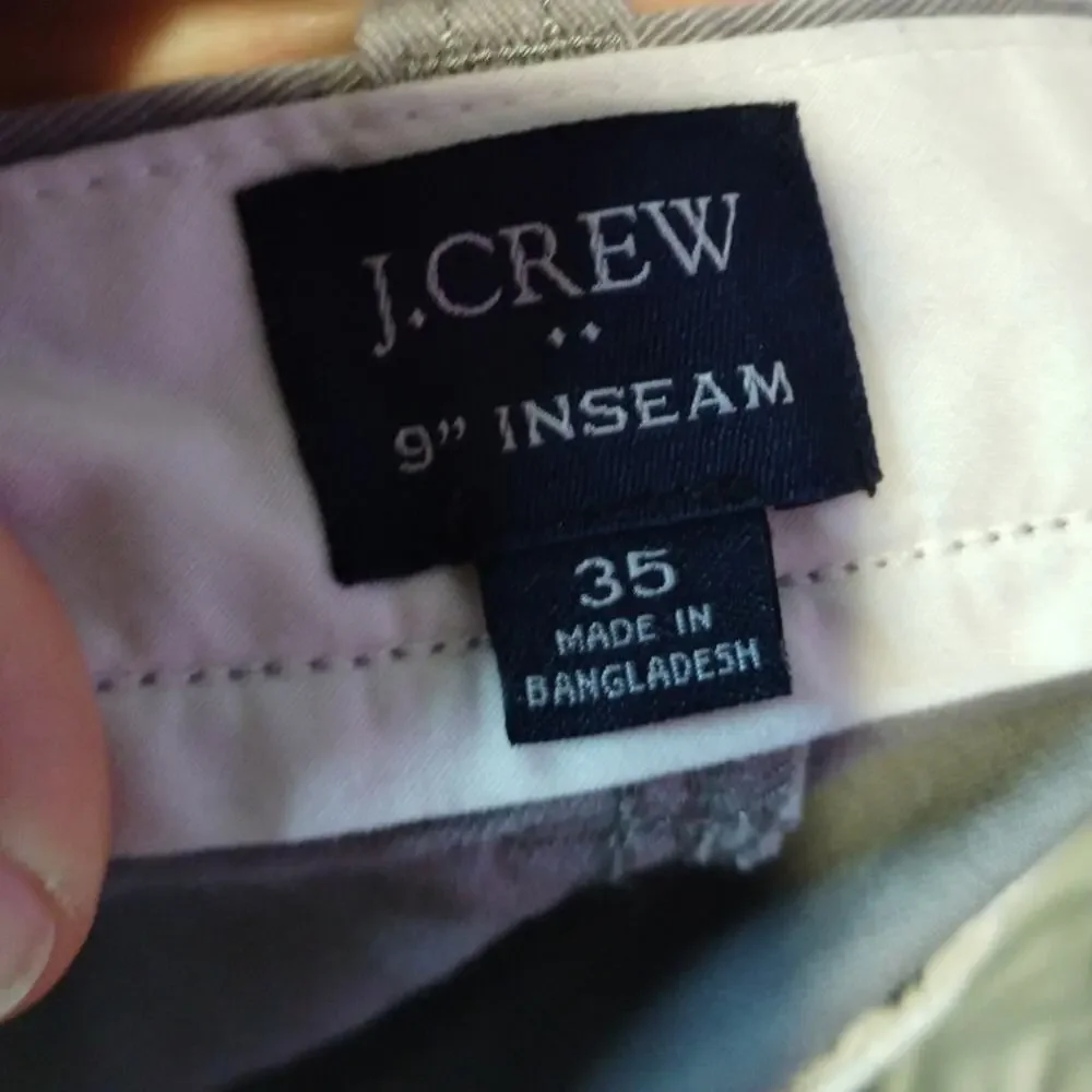 J. Crew Lot of 2 Men's Size 35 Flex Chino Shorts Flat Front 9